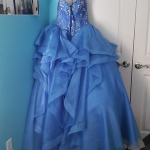 Blue Ballgown